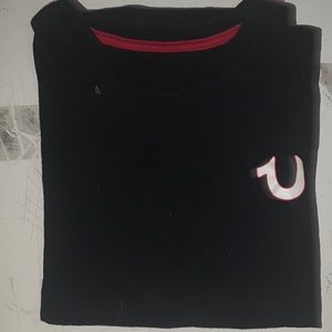 True religion black tee boys used